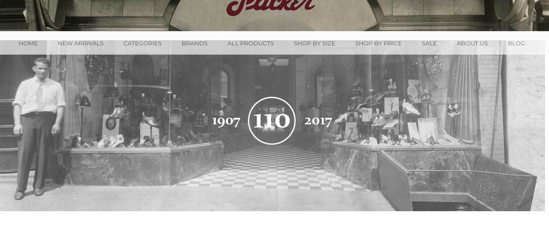 Packer shoes homepage shopify customer service